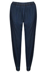 Dark Blue Denim Joggers